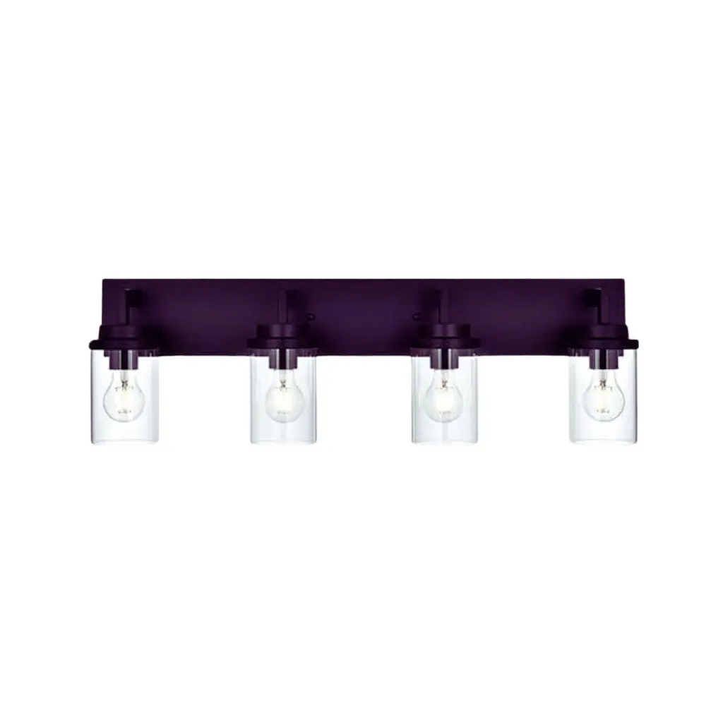 Modern Wall Bathroom Vanity Light Fixture 4 Light Oil Rubbed Metal Alloy prohome