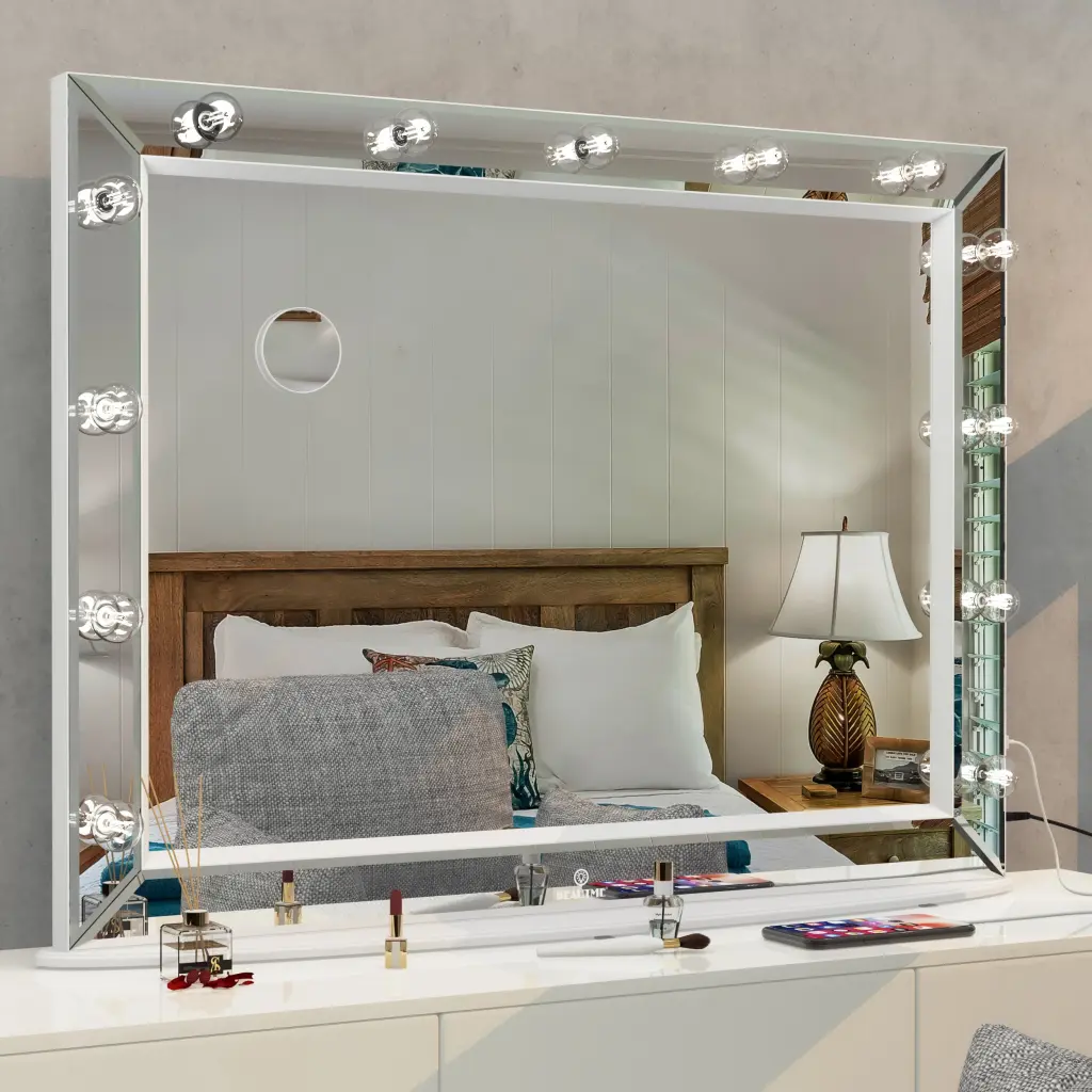 Hollywood Vanity Mirror LED Bulbs Makeup and Dressing beautme