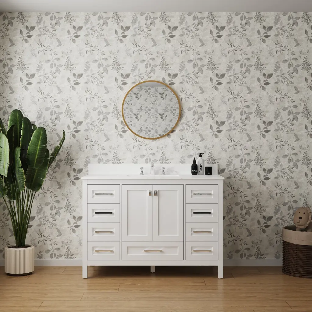 Vanity Sink Bundle Marble Countertop Bathroom Sink Cabinet Set bathin