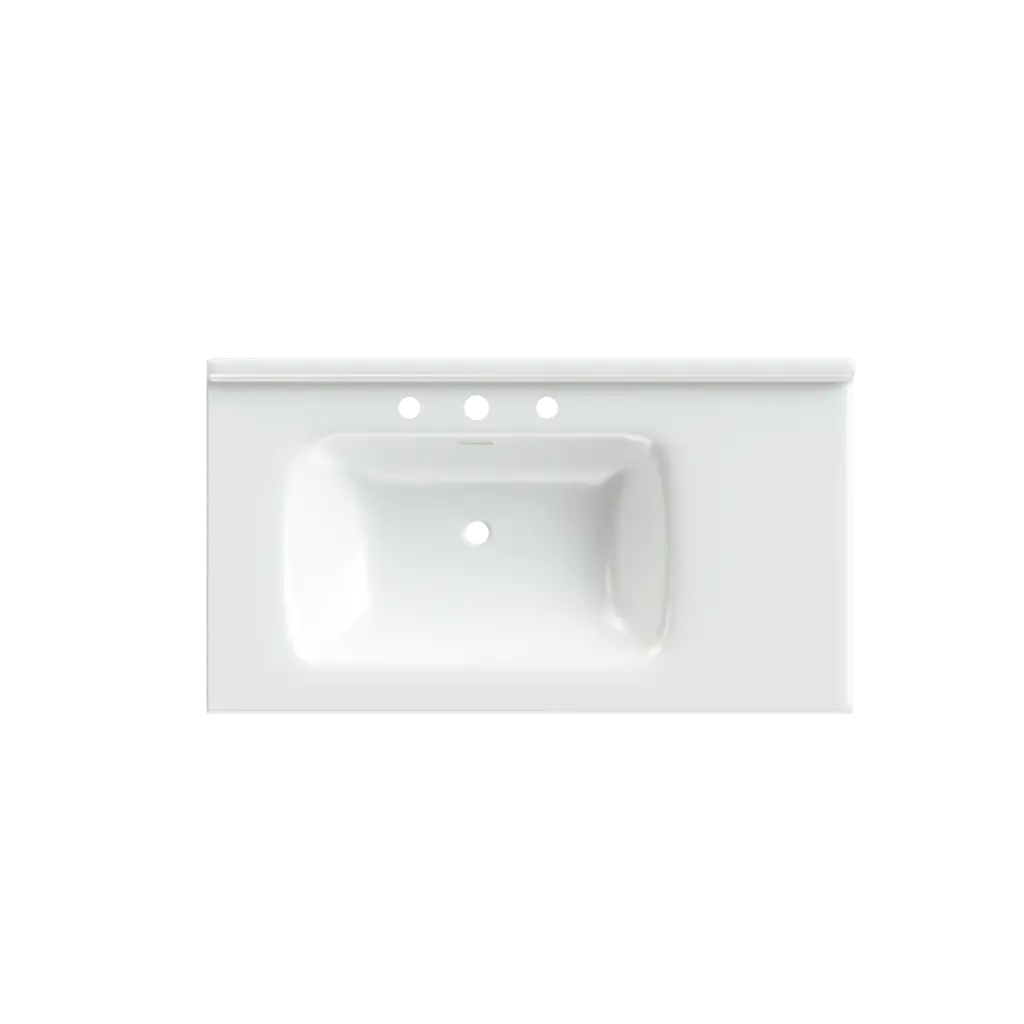 Rectangular 36 Inch Bathroom Sink Modern Countertop Vanity Sink jhx