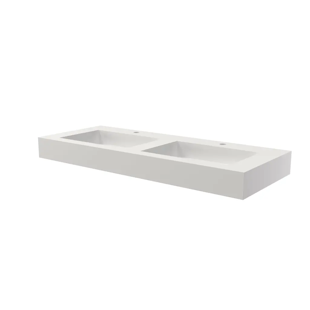 Solid Surface Single Basin Drain White Bathroom Classic Premium Modern vovica