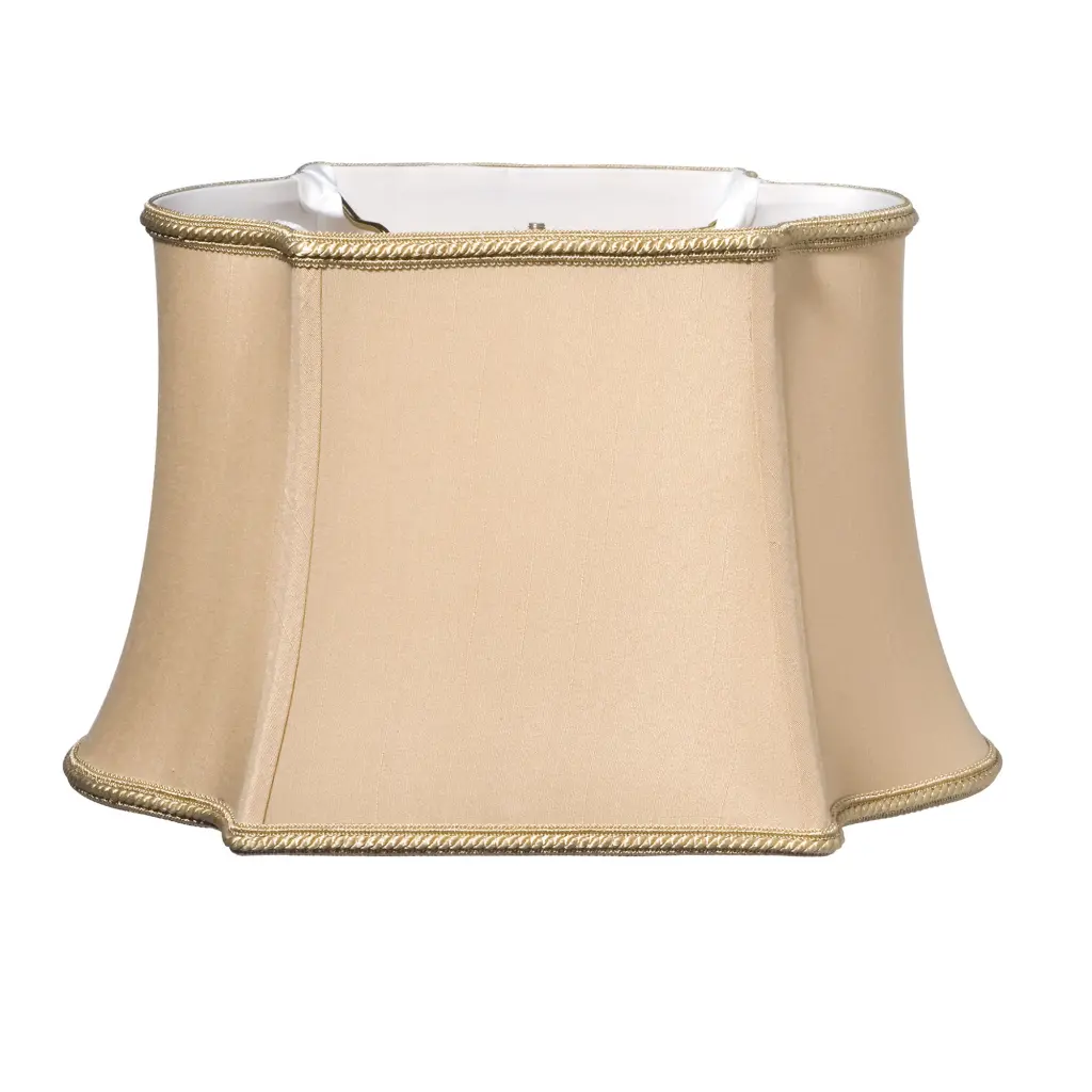 Fancy Oblong Softsupport Lampshade Vintage Gold Hue Washer Fitter Ceiling Lights alabama lamp shades