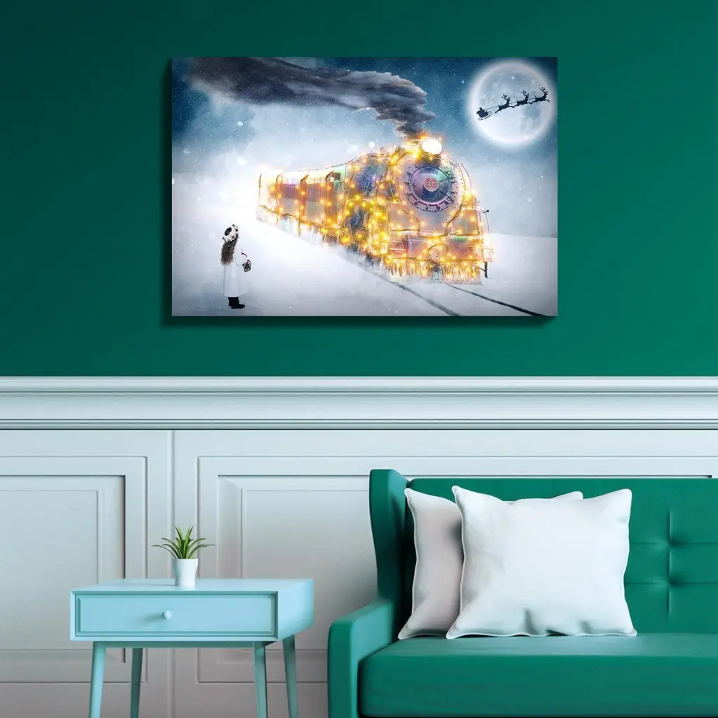 1Pcs Drop Ping Christmas Winter Wall Art Festival Paintings Decoration looife art
