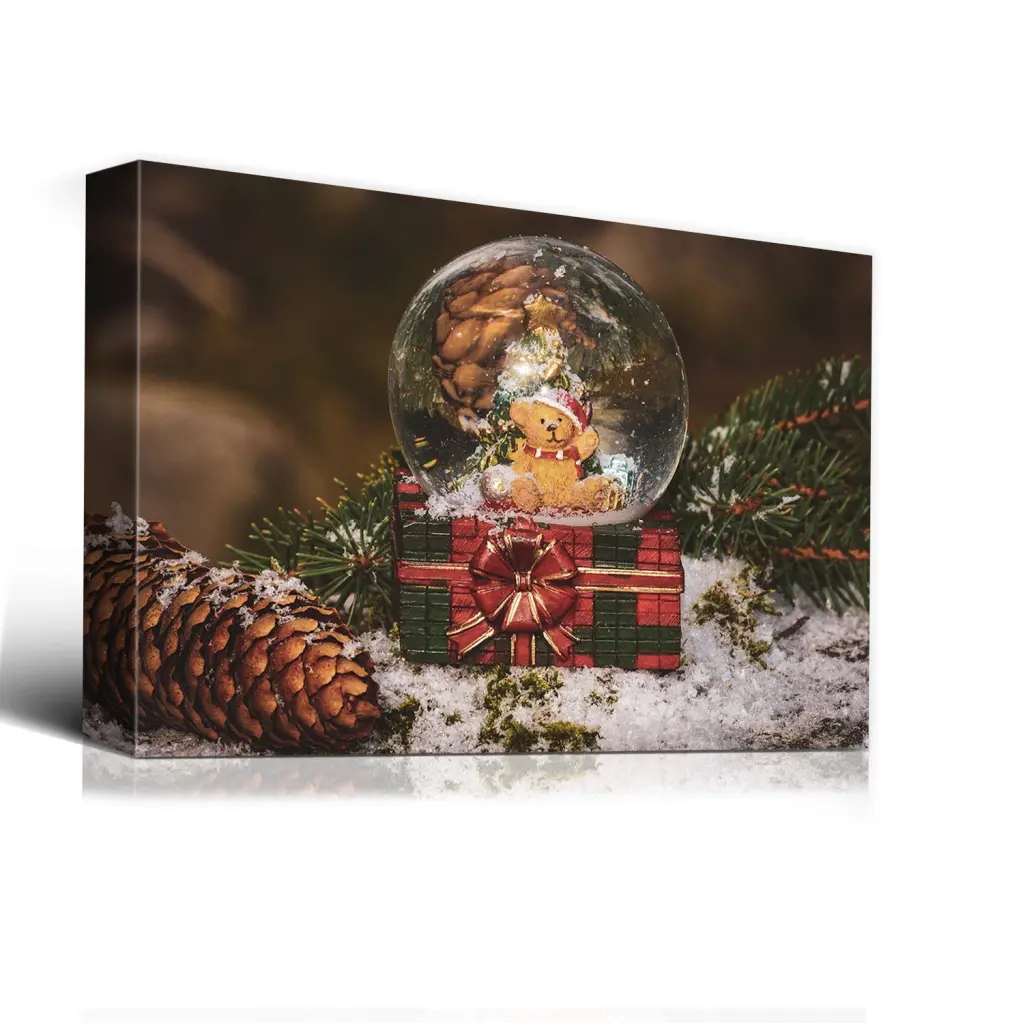 1 Piece Drop Ping Christmas Winter Wall Art Festival Painting Decoration looife art
