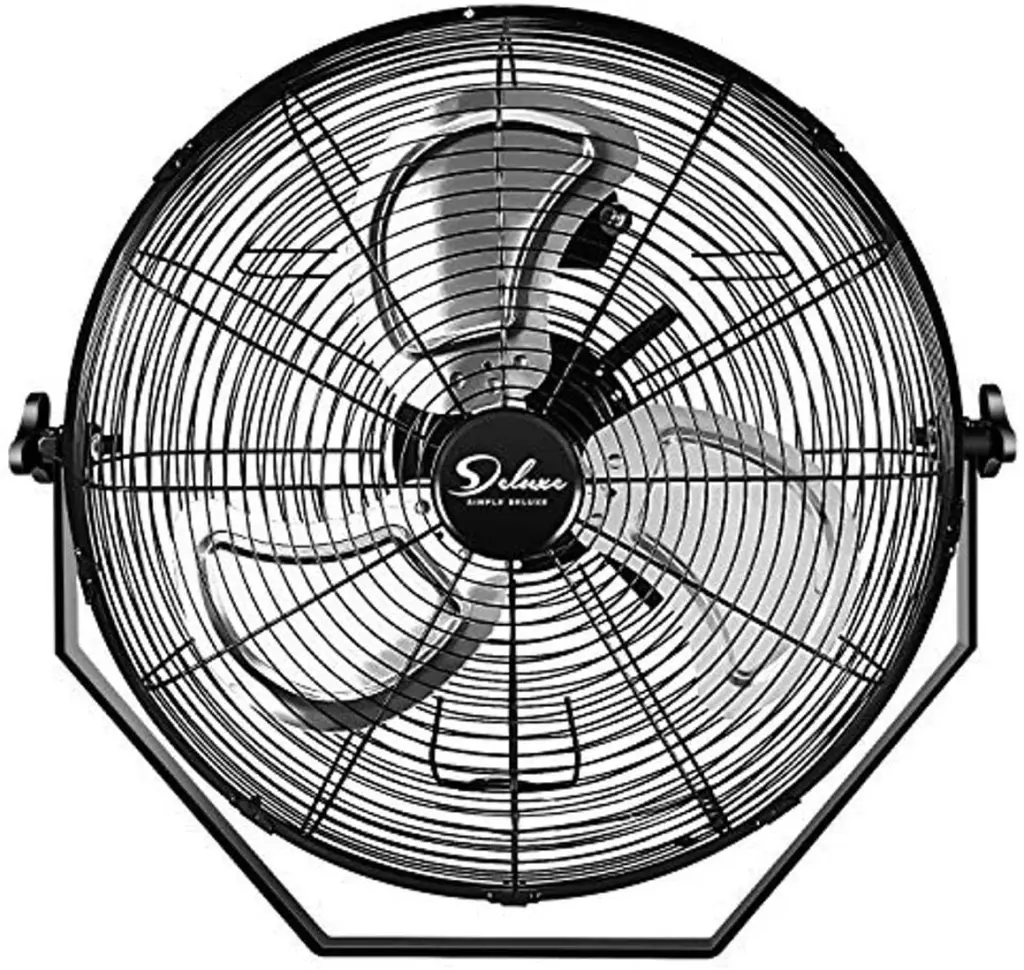18 Inch Industrial Wall Mount Fan 3 Speed Commercial Ventilation Metal w1134dhs