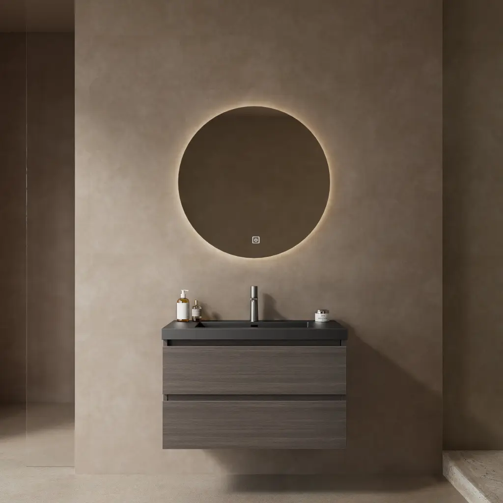 Vati 30 Inch Bathroom Vanity Sink Modern Wall Mounted Floating Plywood anicco lab