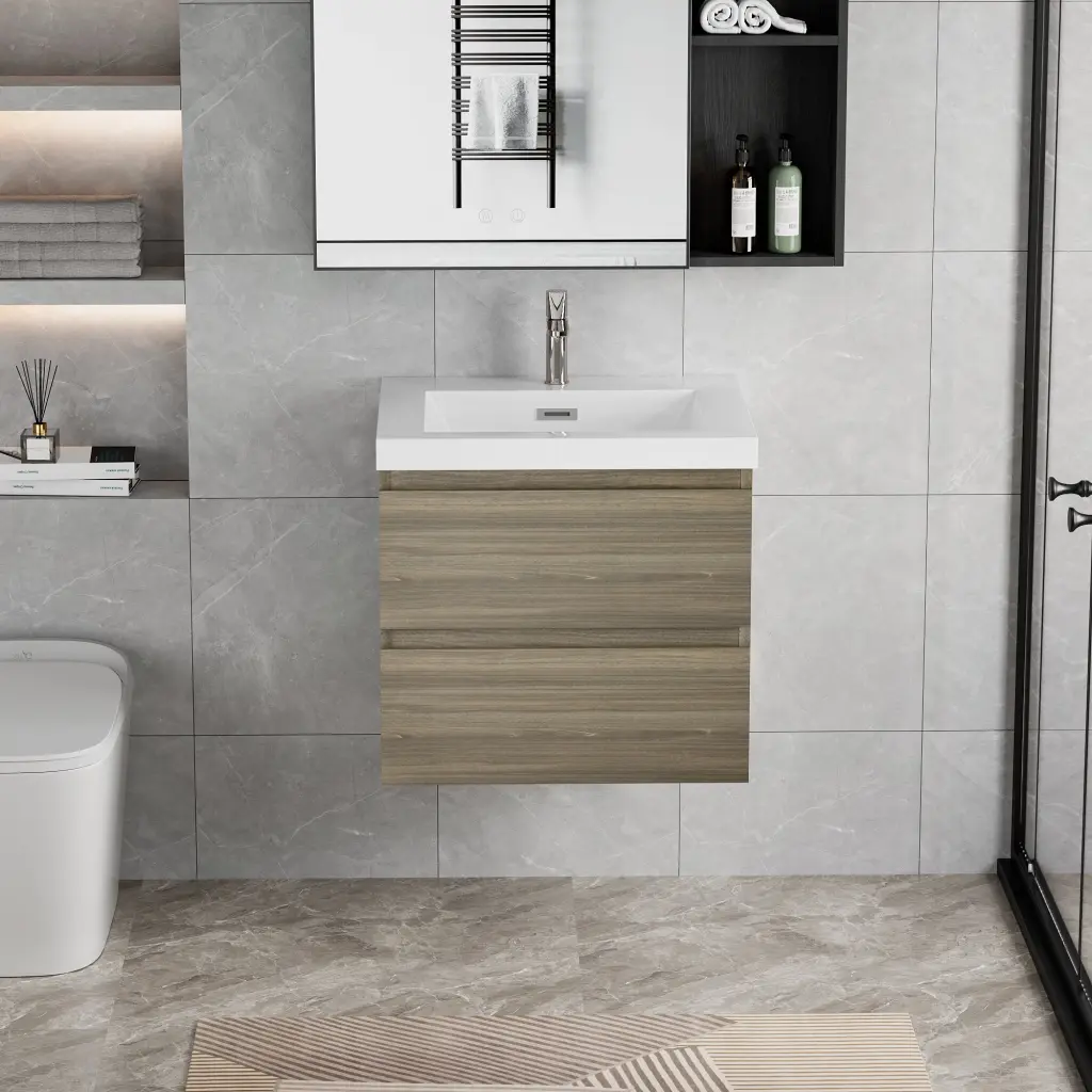 30 Inch Floating Bathroom Vanity Sink Modern Wall Mounted bathin