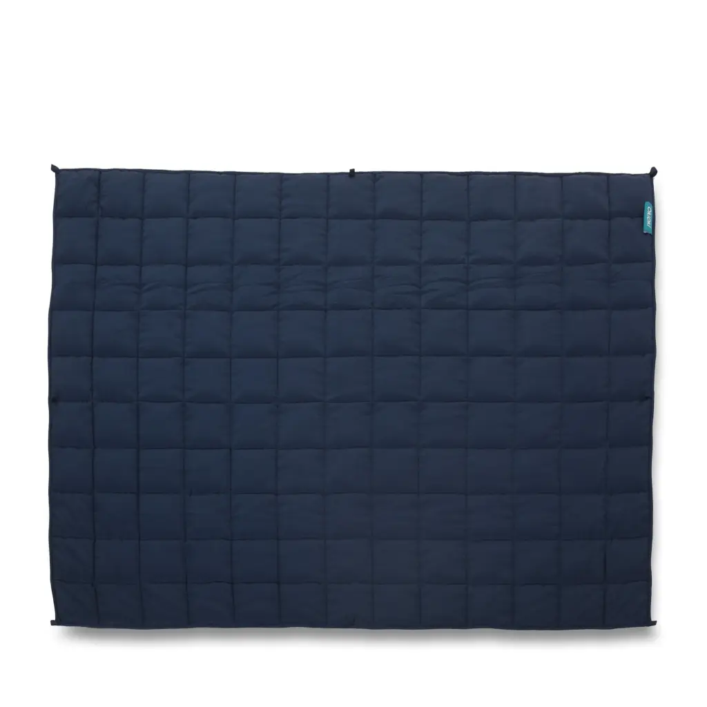 205T Cotton 20Lbs Weighted Blanket Navy Blue Adults nh-inmax