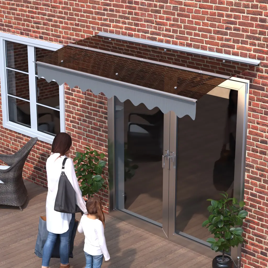 Garlugh Da7934C Series Door Window Awning Canopy Made 0.137 Inch Thick Material firelife