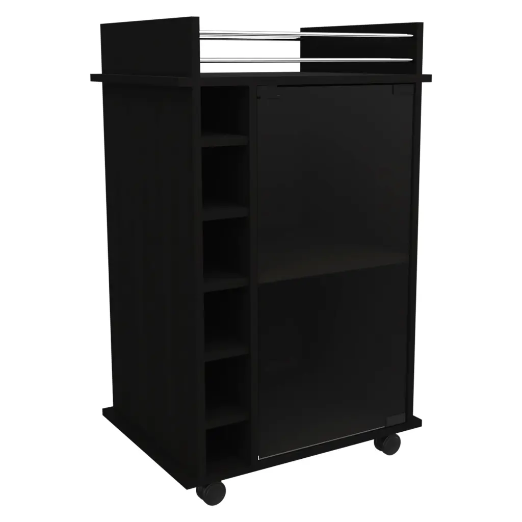 Dukat Bar Shopping Basket Two Shelves and Six Built- Wine Rack rta mubles colombia