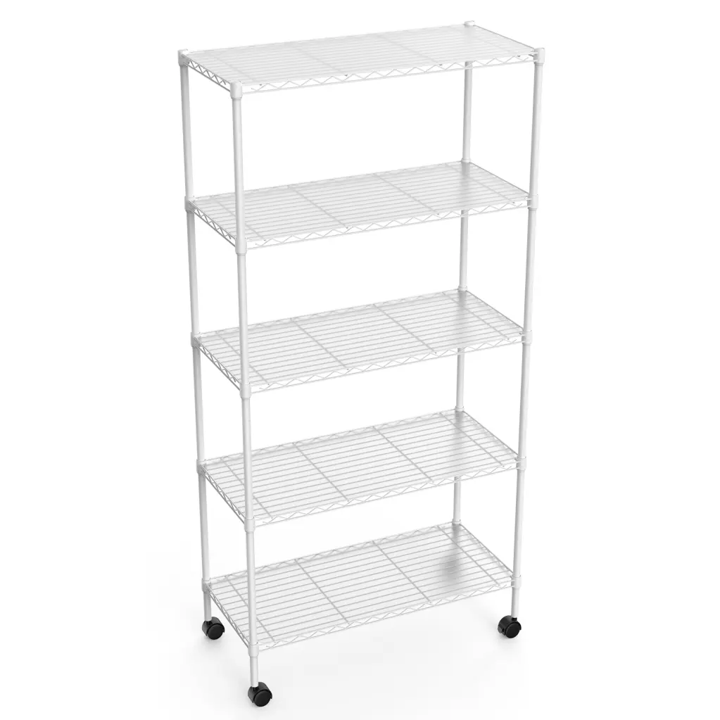5 Tier Heavy Duty Wire Shelving Unit NSF Metal Large Shelf like it