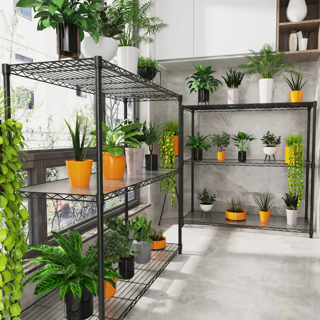 3 Tier Wire Shelving Unit 1050 Lbs Capacity NSF Metal Garage Storage like it