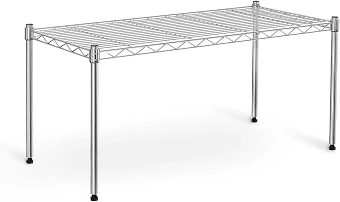 1 Tier Shelving Units 29.92 W X 13.78 D X 14.96 H Steel Wire Rack w1134dhs