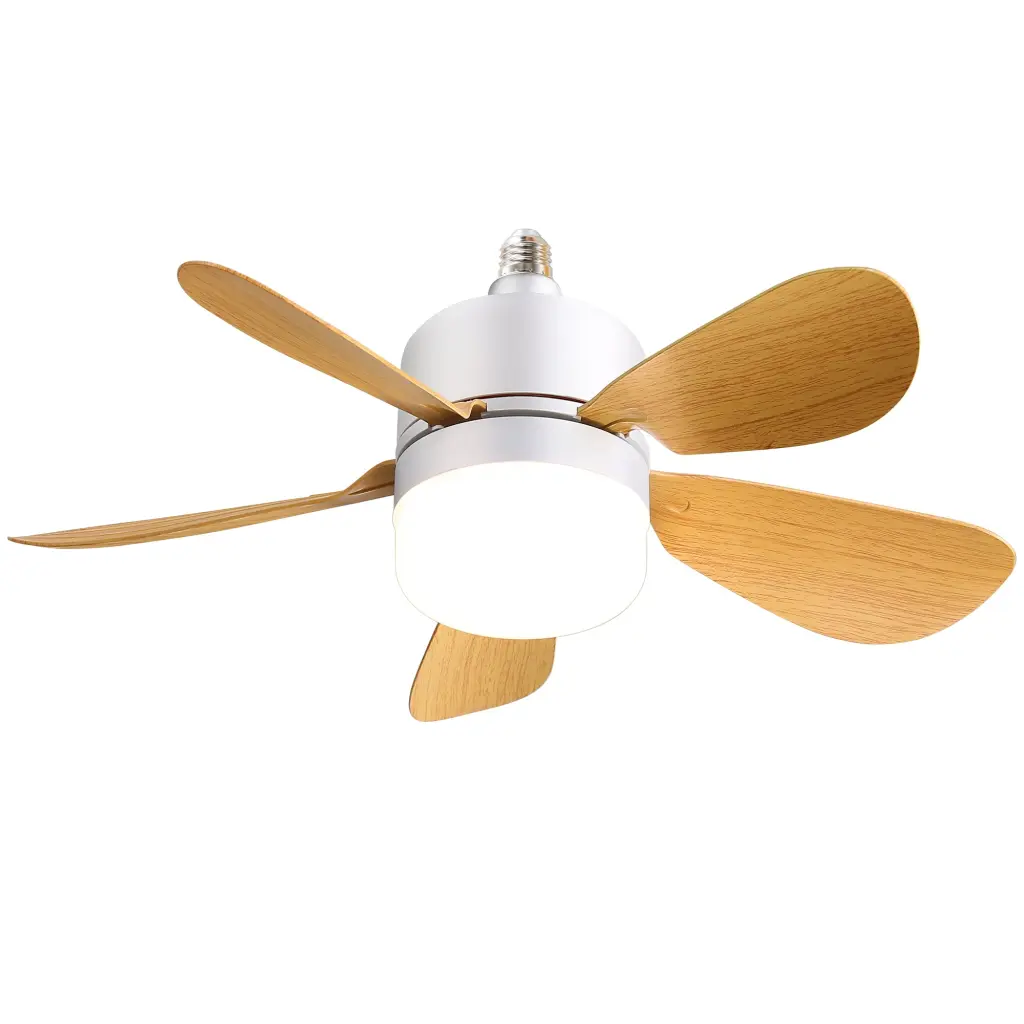 16 Inch Socket Ceiling Fan Dimmable Led Light 2 1 Screw Small ceiling fan with light