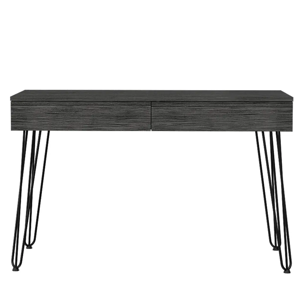 Smokey Oak Gray Hinsdale Desk Particle Board Stationery treevol furniture