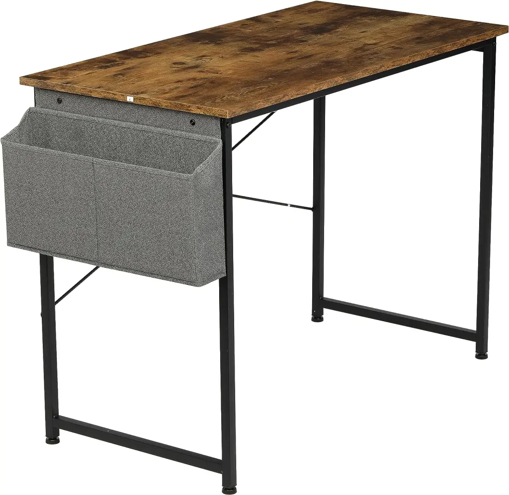 Computer Stationery Desk 40 Inch Writing Small Space Study Table Modern Simple w1134dhs
