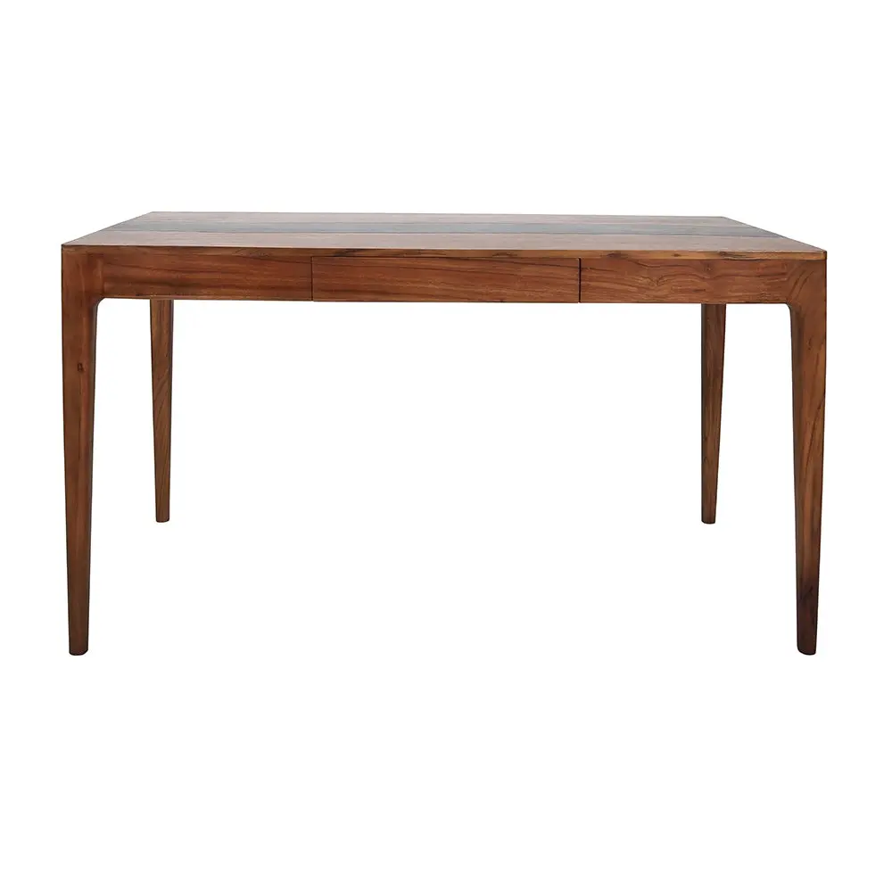 52X24X31 Inch Writing Desk Drawer Natural Timber Brown Classic Design w2078